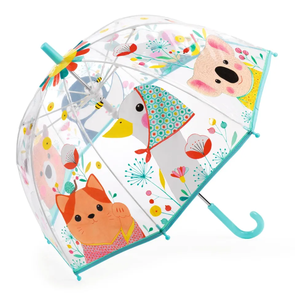 Djeco Nature Ombrello Bambino Trasparente 70 cm
