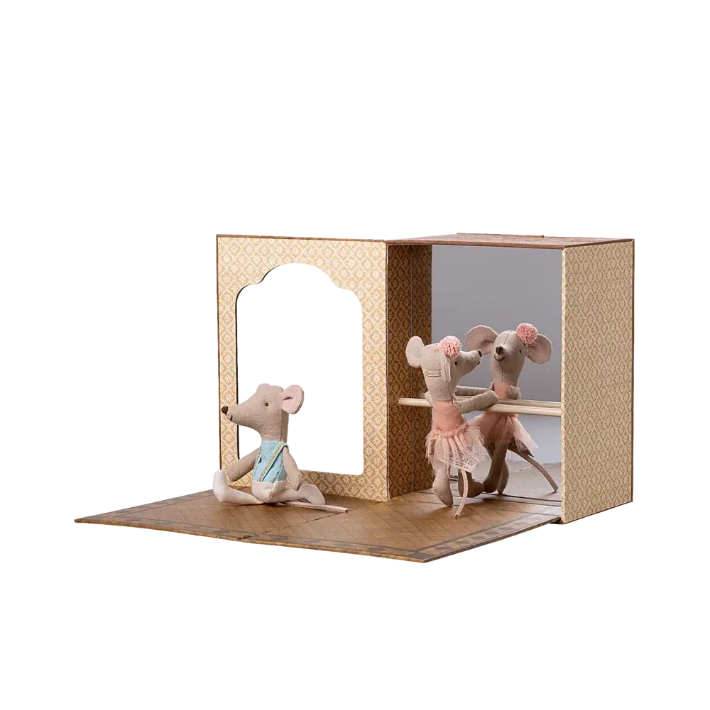 Maileg Scuola di Danza Ballerini Fratellini Set Topolini
