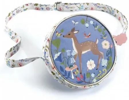 Djeco Fawn borsetta tracolla bambina in cotone