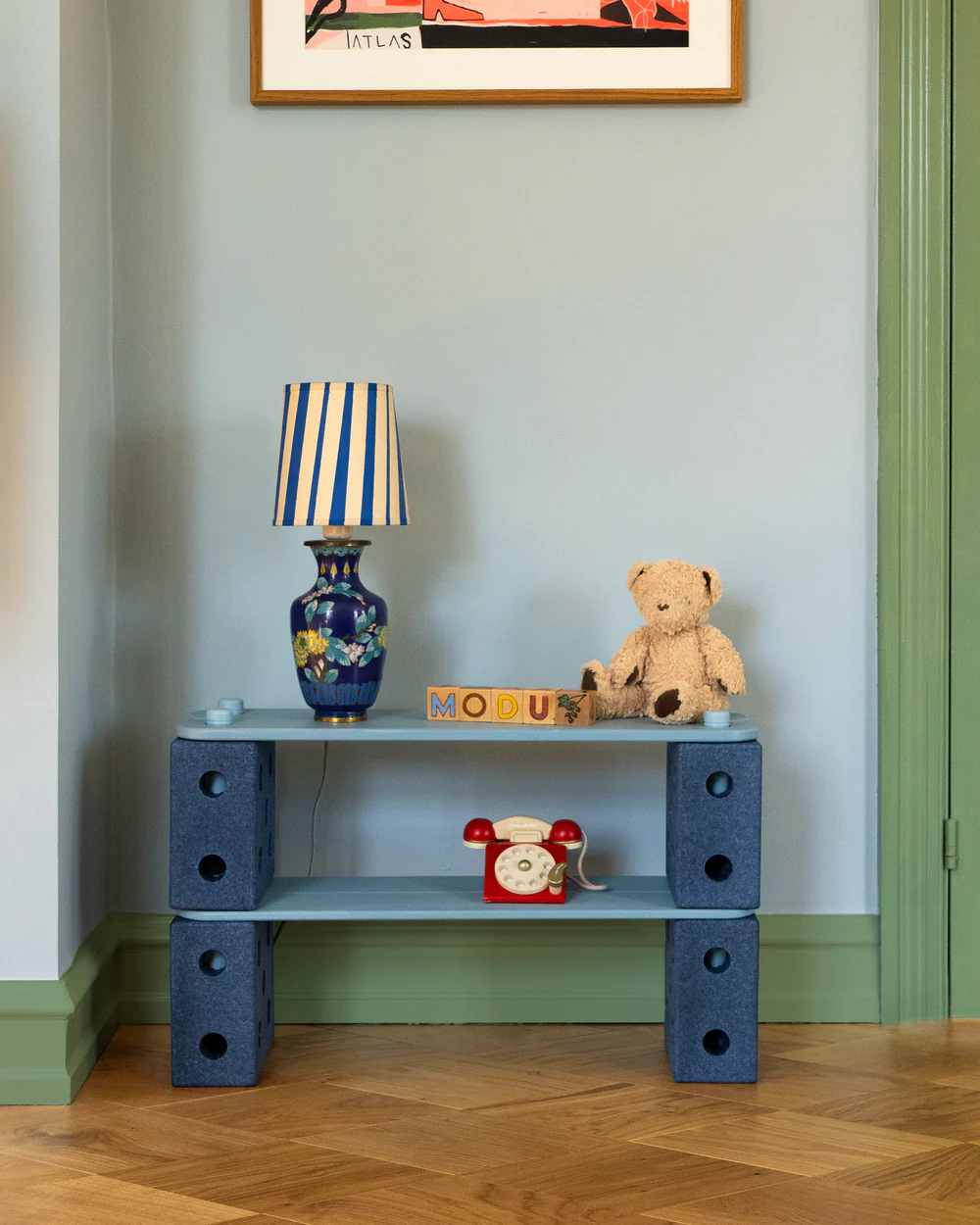 MODU Balance Track Blue-Sky percorso equilibrio 17 pezzi