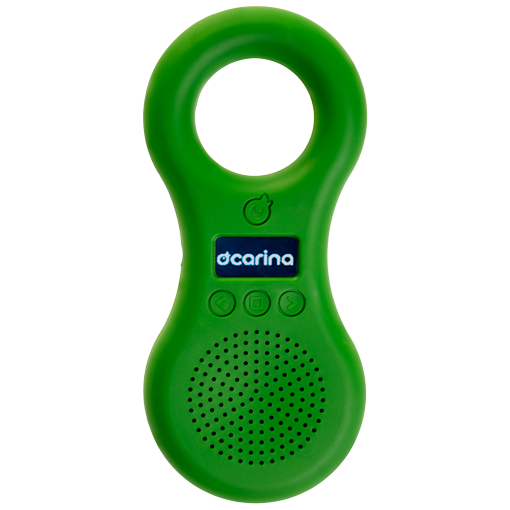 Ocarina 8GB lettore MP3 bambini verde con registratore