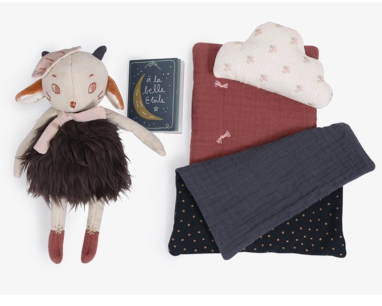 Moulin Roty Après la Pluie Libro Buonanotte Stoffa