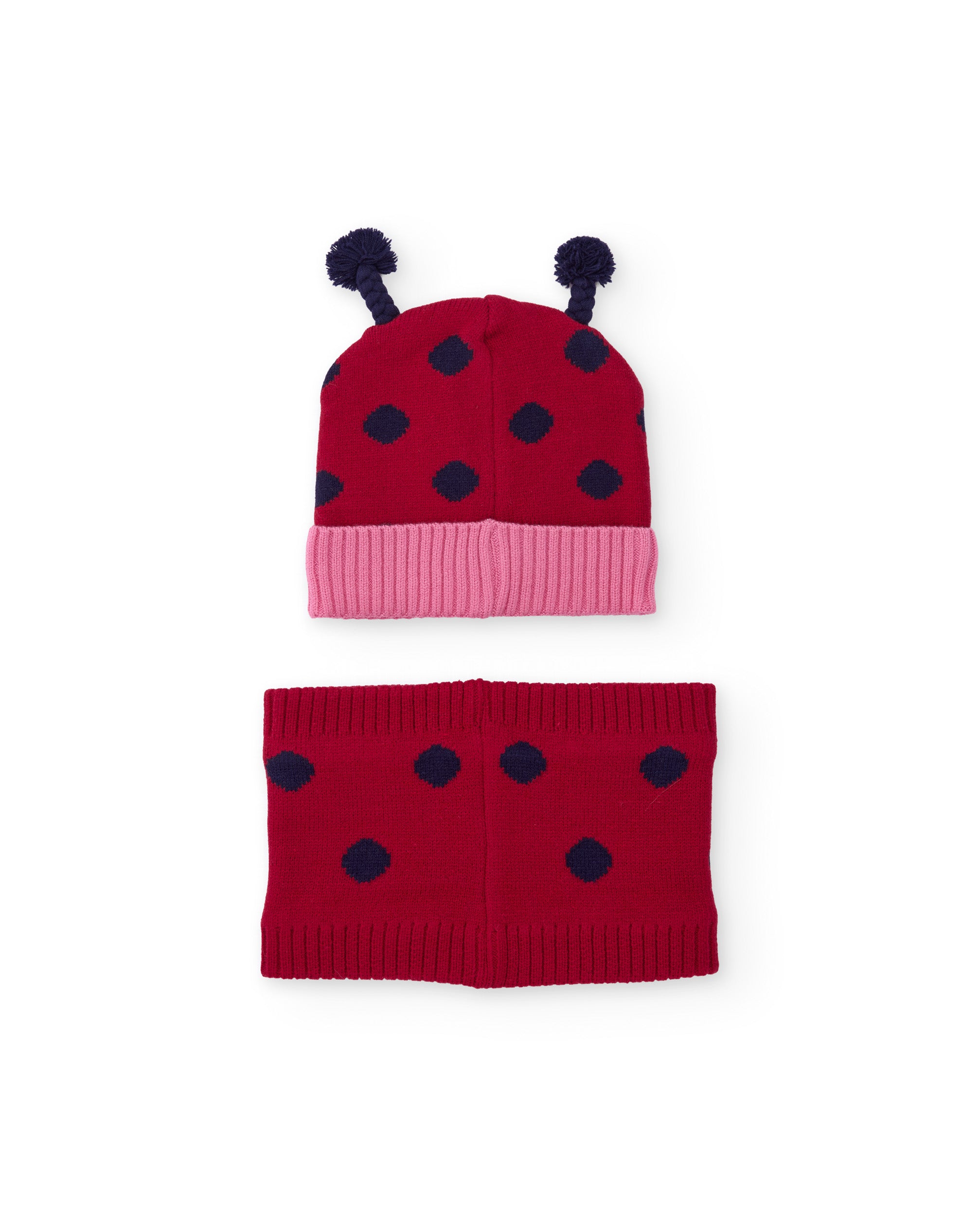 Tuc Tuc Good Wood set bimba rosso cappello scaldacollo