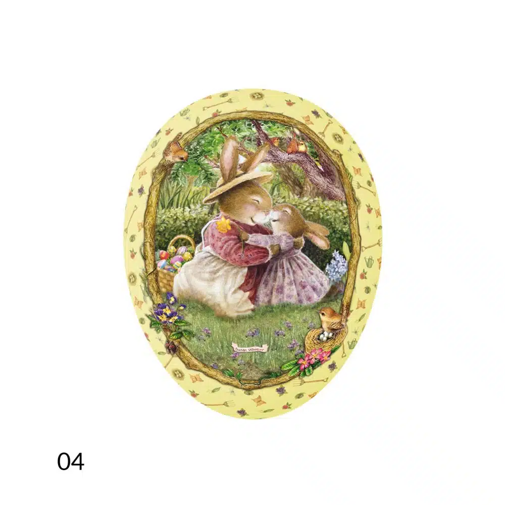 Nestler Holly Pond Hill uovo di Pasqua 18 cm cartone