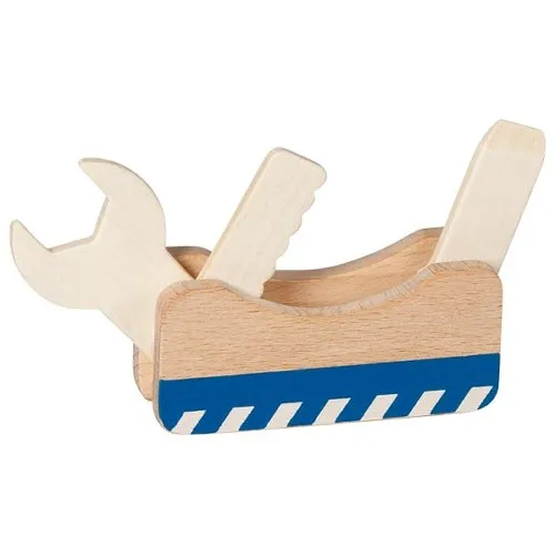 Goki Multi-funzione attrezzo giocattolo legno 16 cm