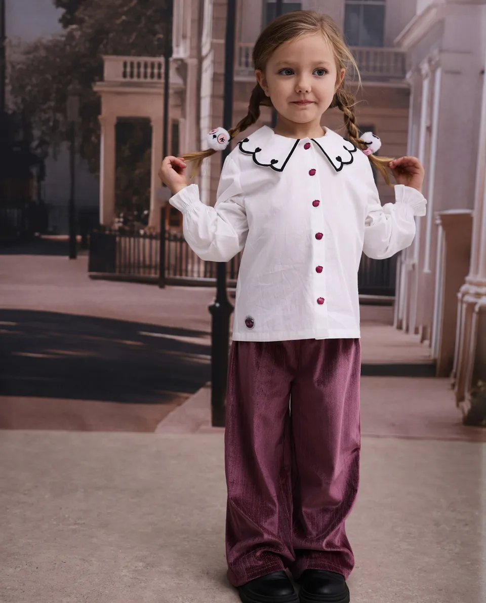 Tuc Tuc NY Fun Pantaloni Velluto Viola Bambina