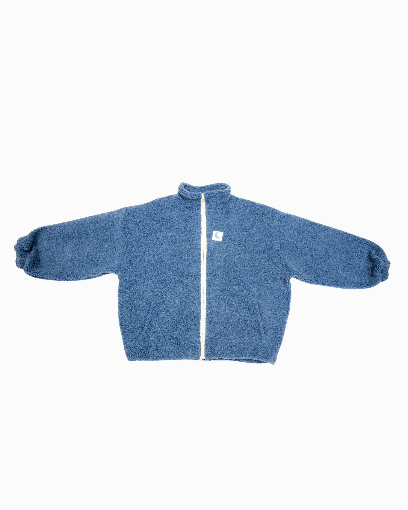 Ella and Rapha Teddy giacca teddy donna blu pile