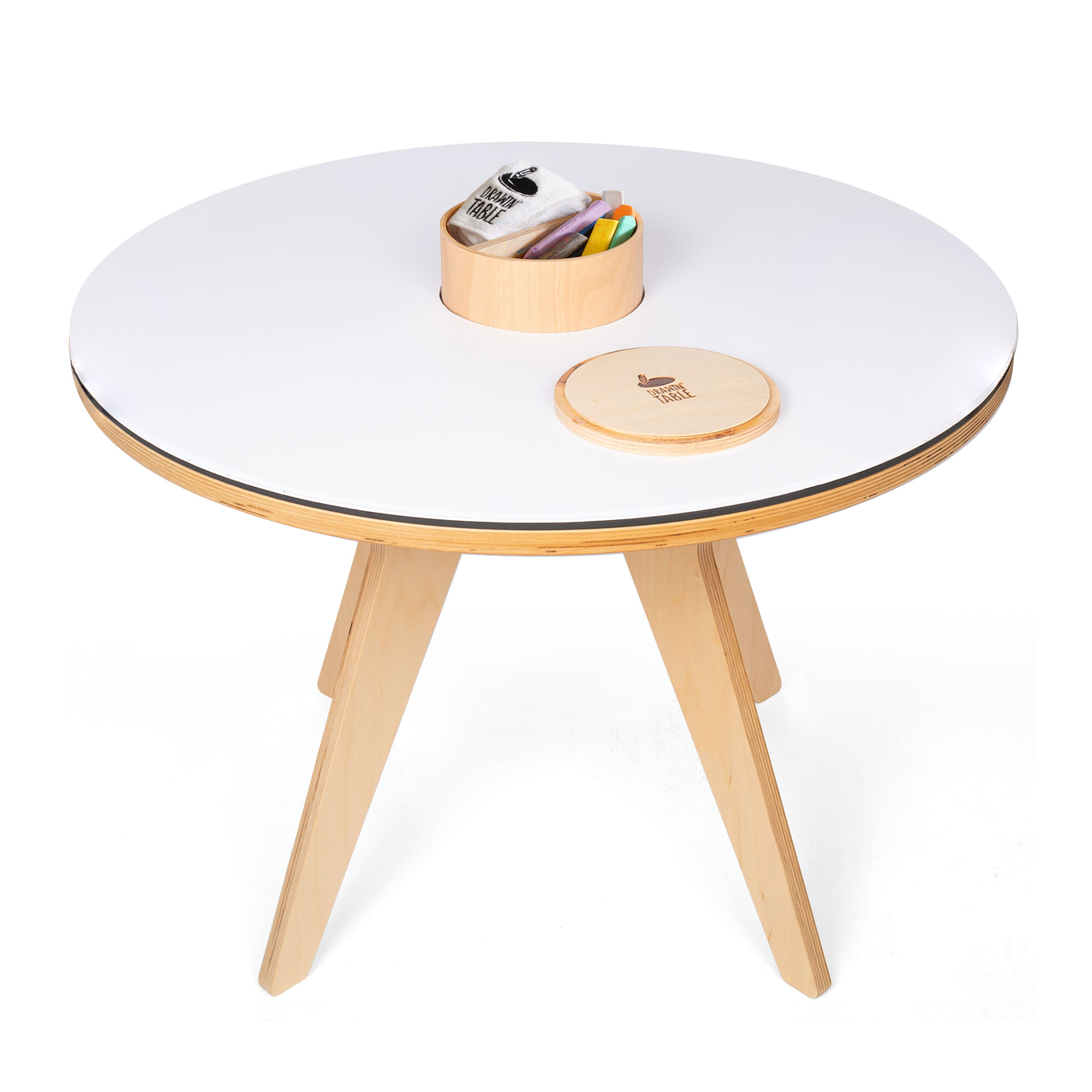 Drawin Table 3 in 1 tavolo multifunzione legno 70 cm