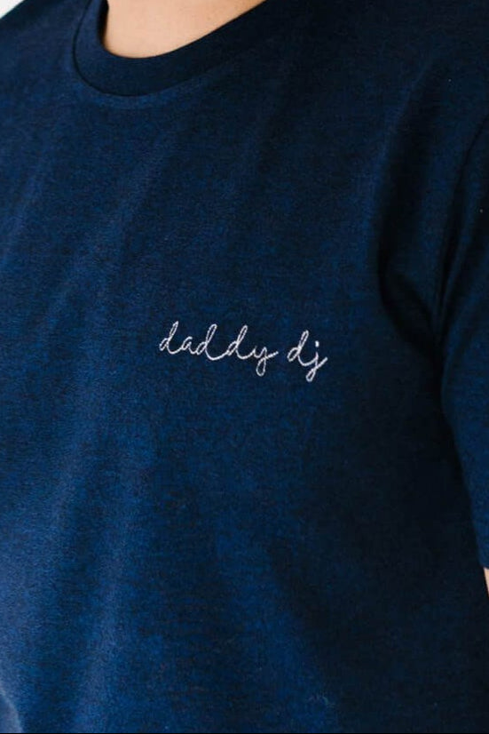 Ella and Rapha Daddy DJ t-shirt uomo blu notte