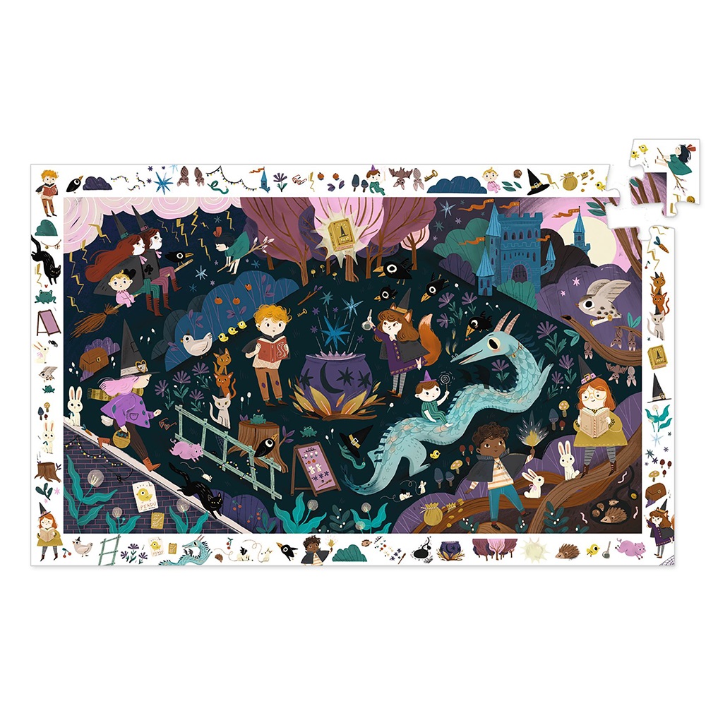 Djeco Apprendista stregone puzzle osservazione 54 pezzi