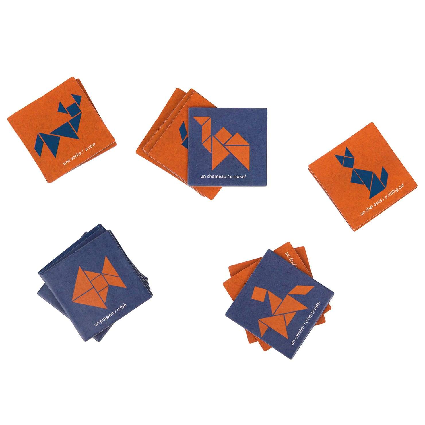 Moulin Roty Les Petites Merveilles tangram tascabile legno
