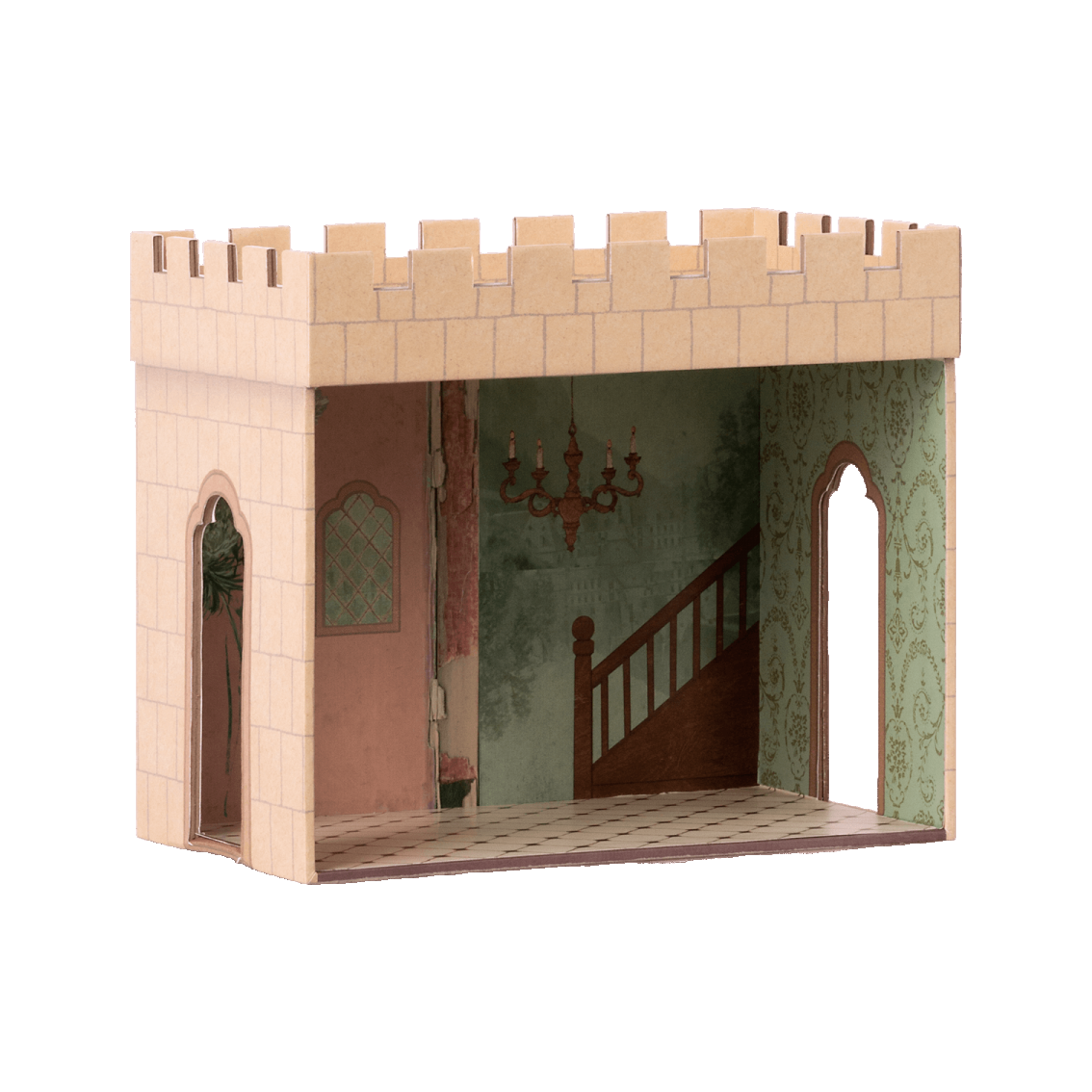 Maileg Sala Castello Casa Bambole in cartone 25x29 cm