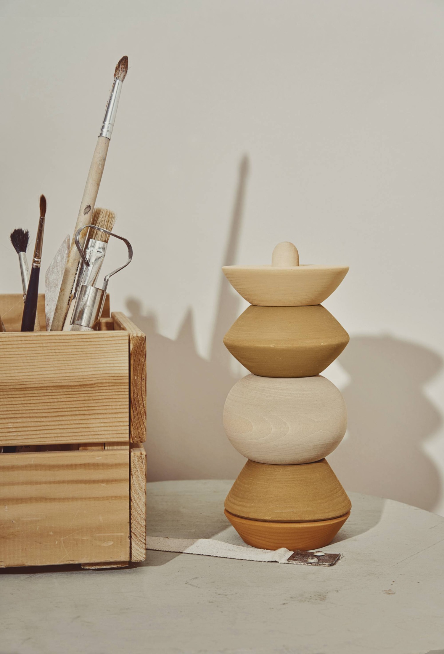 Raduga Grez Geometric torre impilabile legno 4 pezzi atossica