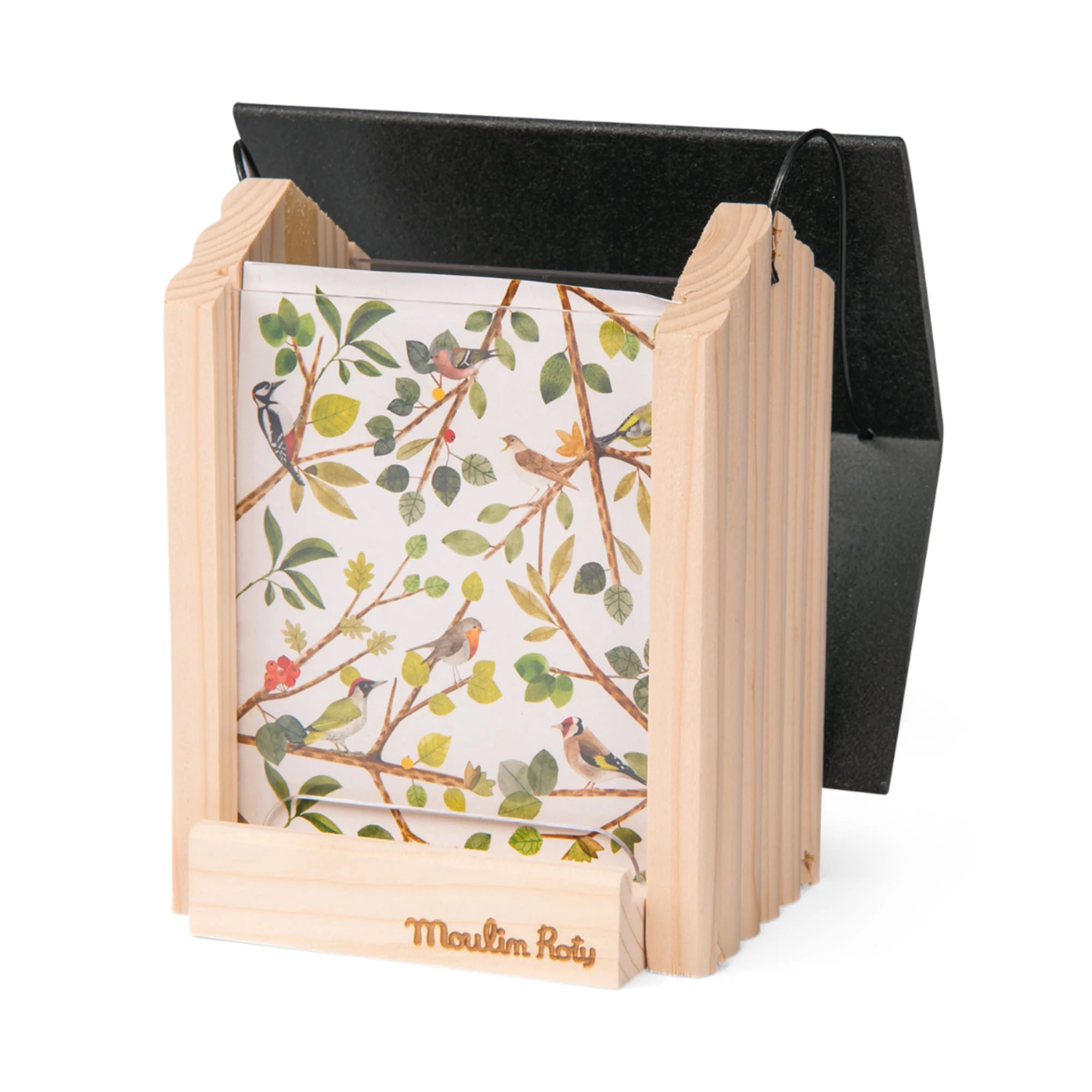Moulin Roty Le Jardin mangiatoia uccelli legno 18 cm