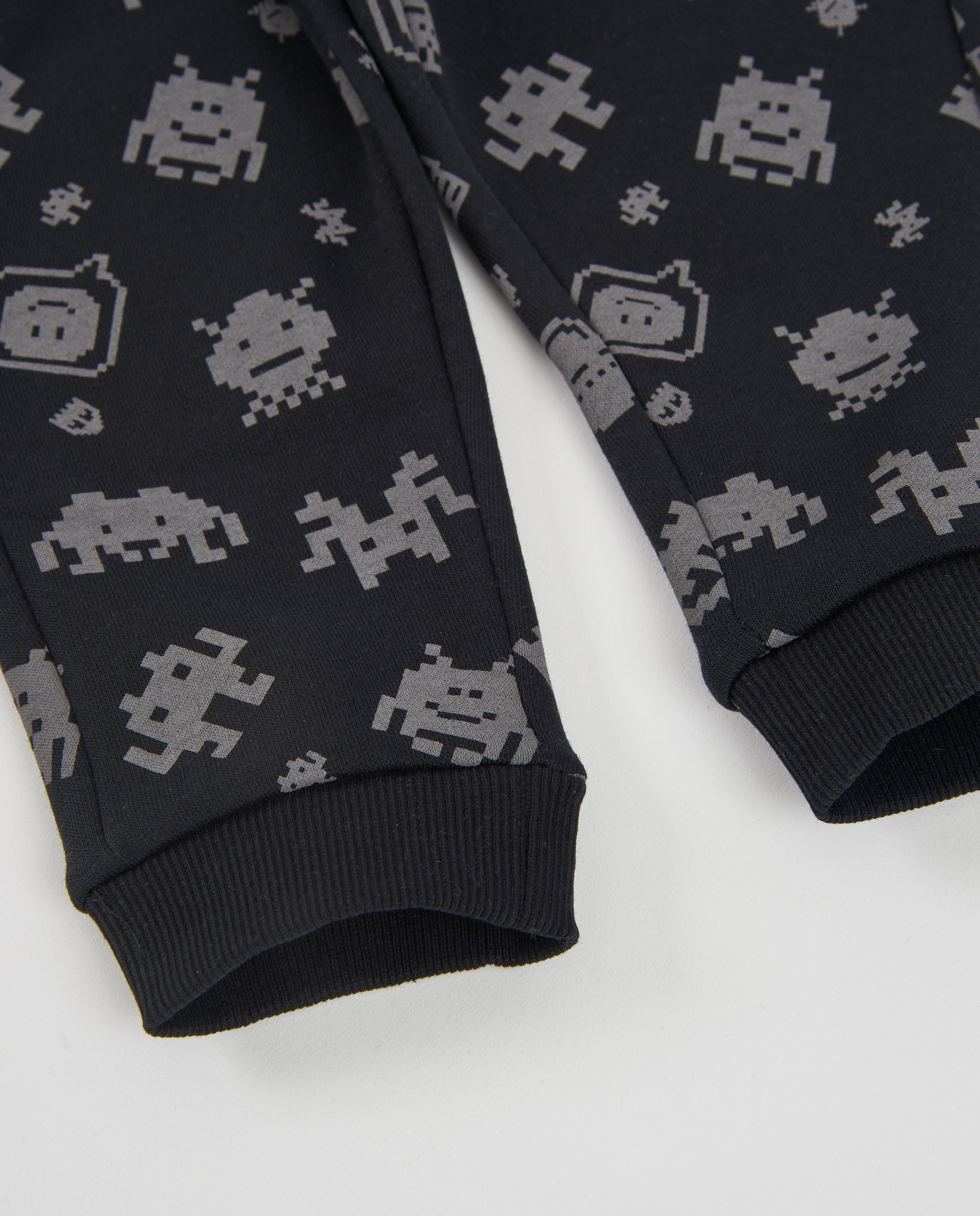 Tuc Tuc Pantaloni Felpa Bambino Neri con Stampa