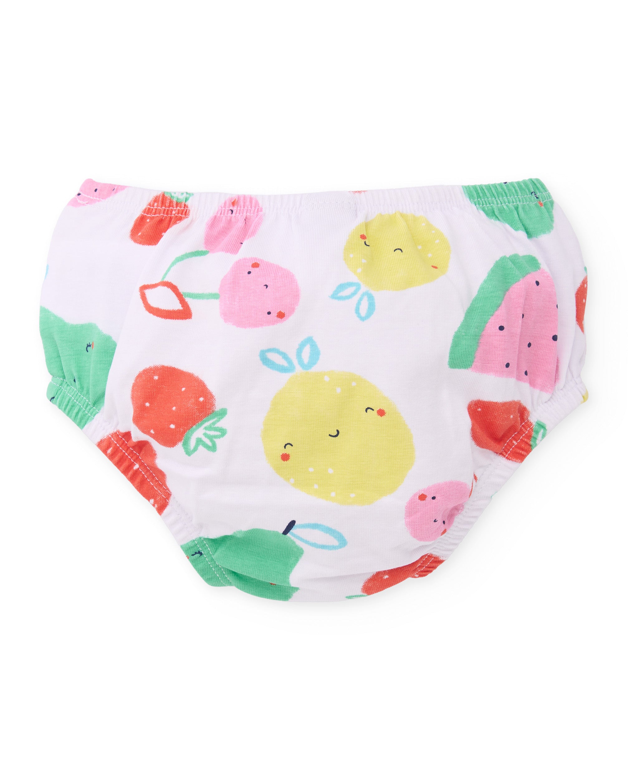 Tuc Tuc vestito neonata frutta bianco con culottina