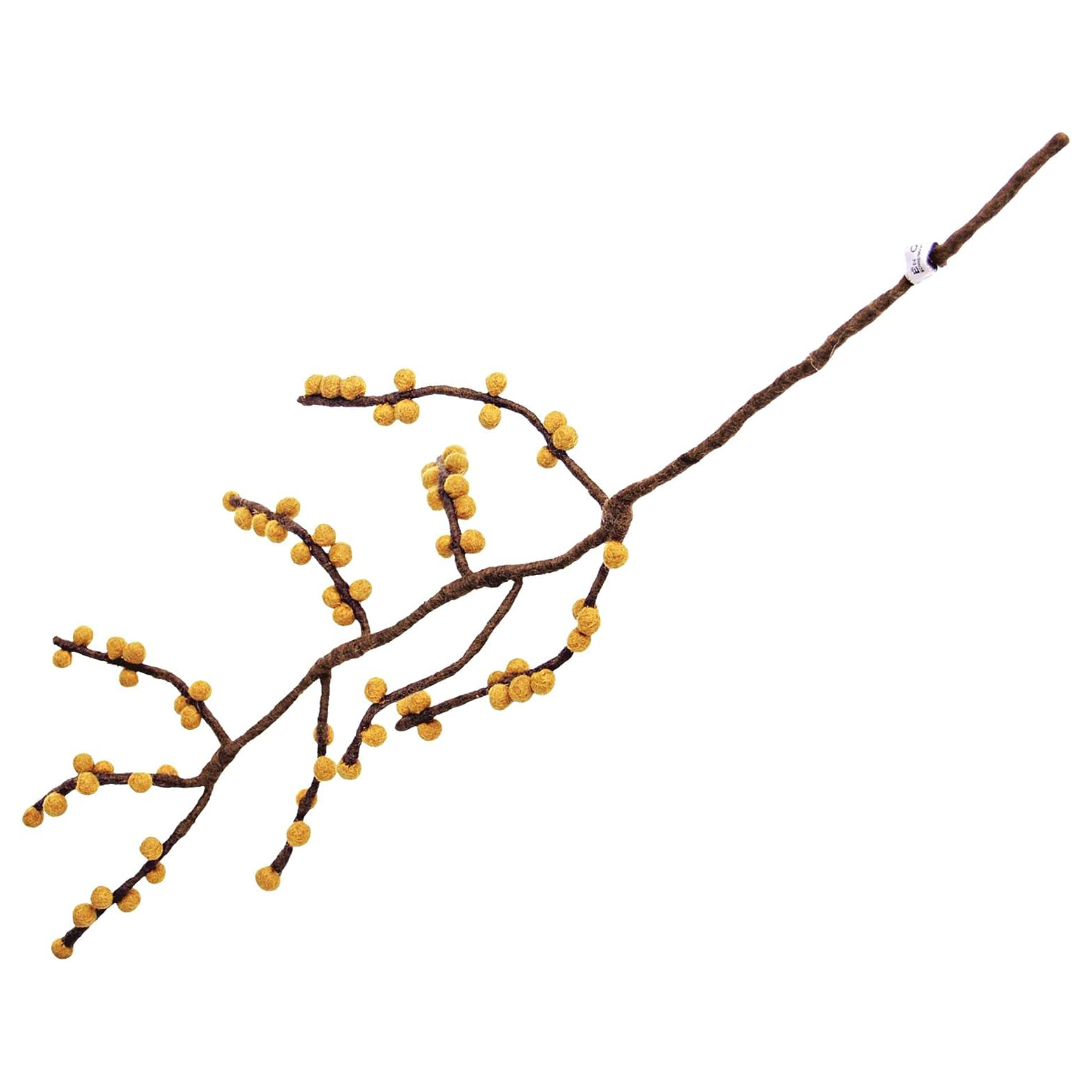 Gry & Sif ramo bacche gialle feltro 60 cm