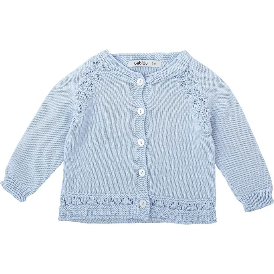 Babidu giacca maglia traforata 24 mesi cotone