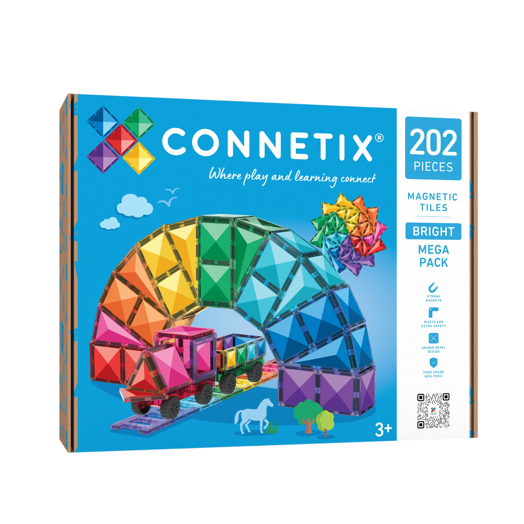 Connetix Bright Mega Pack Costruzioni Magnetiche 202 Pezzi