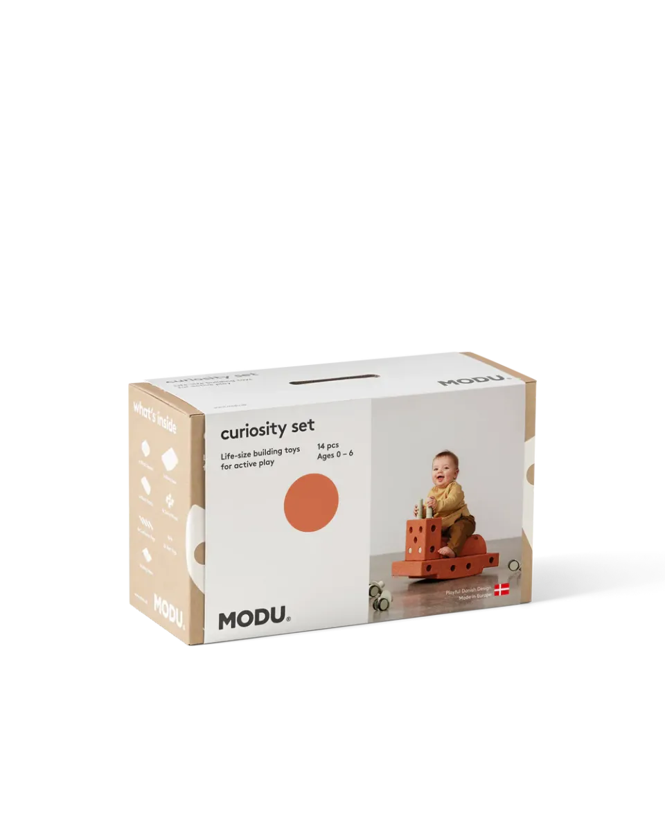 MODU Curiosity Set gioco costruzioni Orange-Green 14 pezzi
