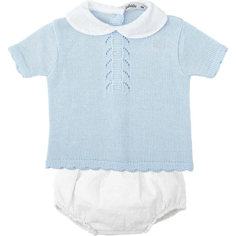 Babidu Set Neonato Maglietta + Culotte 24 Mesi Cotone x2