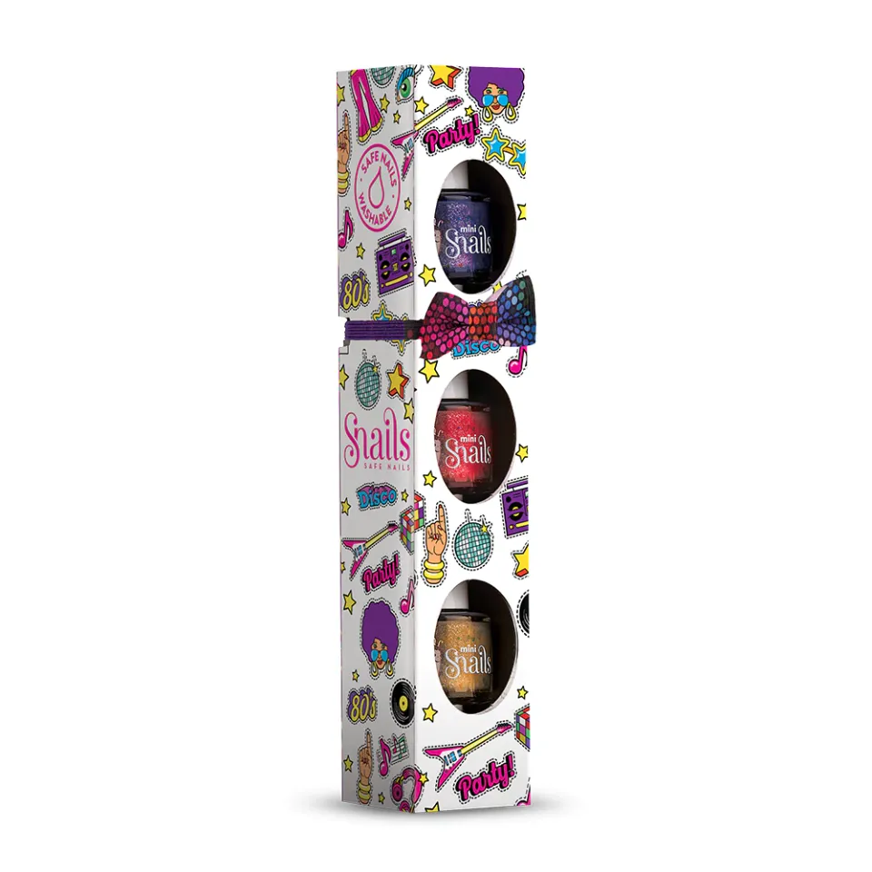 Snails Disco cofanetto smalti bambini 3x7 ml lavabile