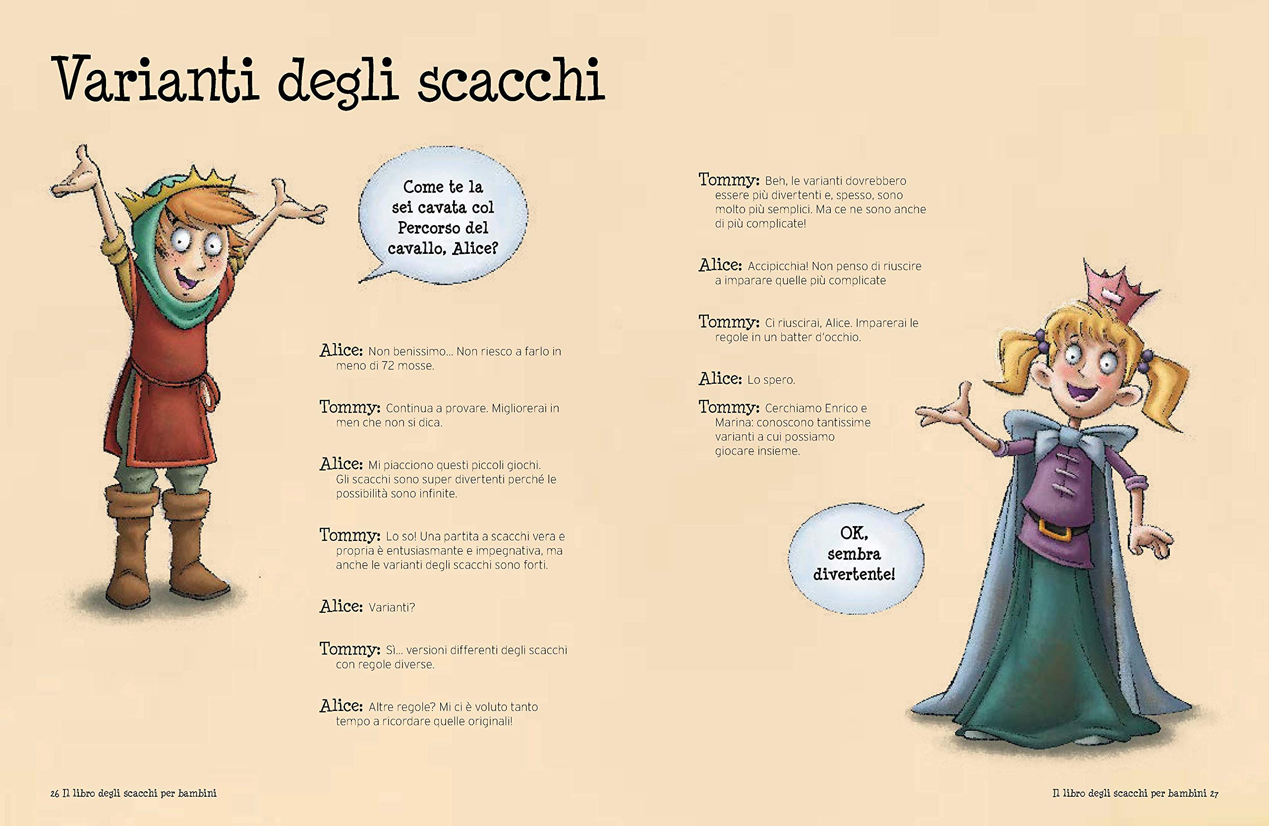 Ideeali Libro degli scacchi libro bambini 6+ copertina rigida