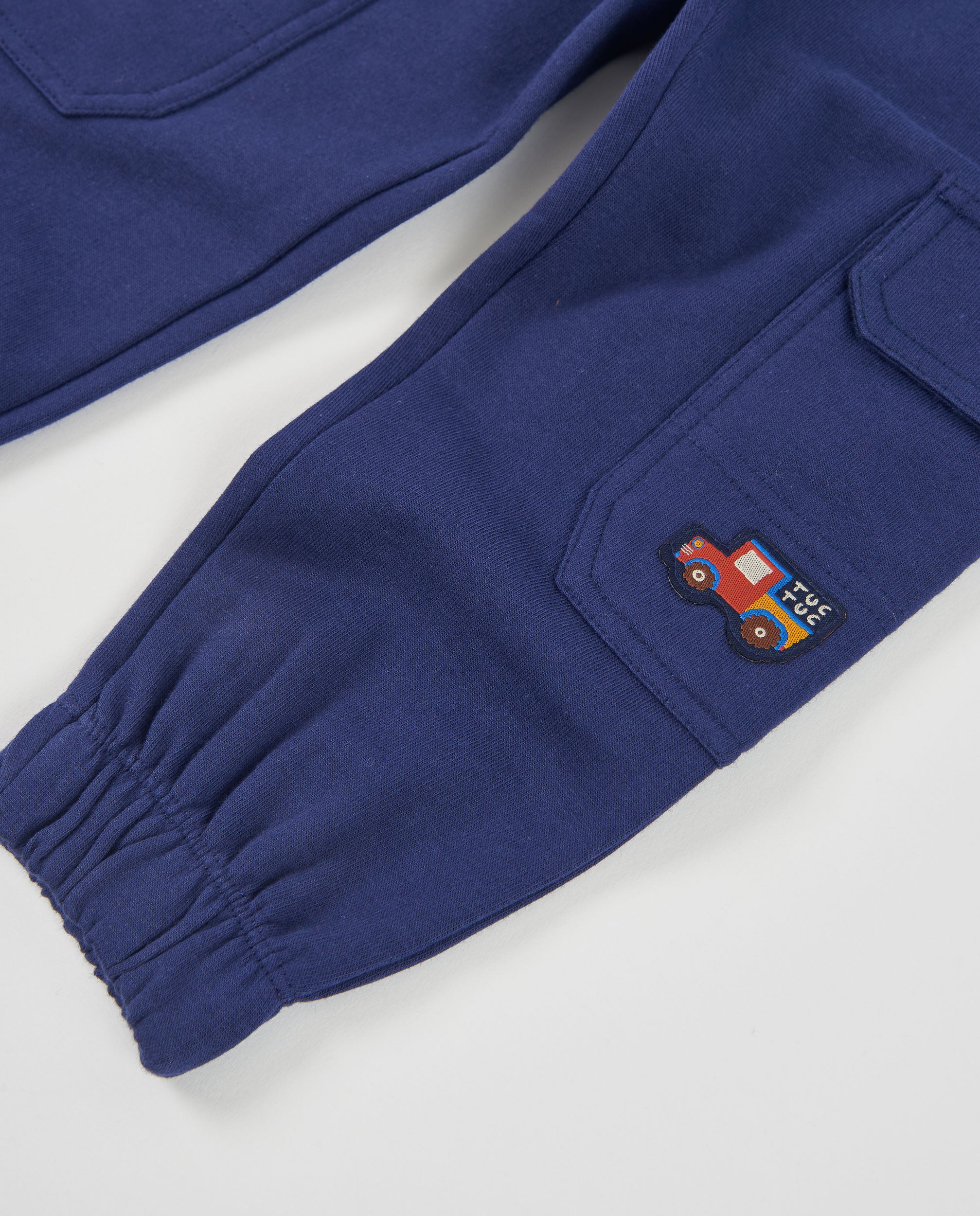 Tuc Tuc pantalone felpa cargo tasche blu marino
