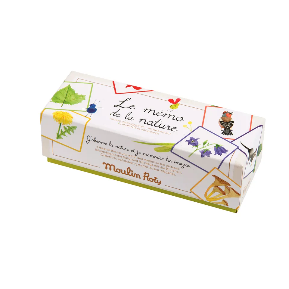 Moulin Roty Le Jardin Memory della natura 72 carte