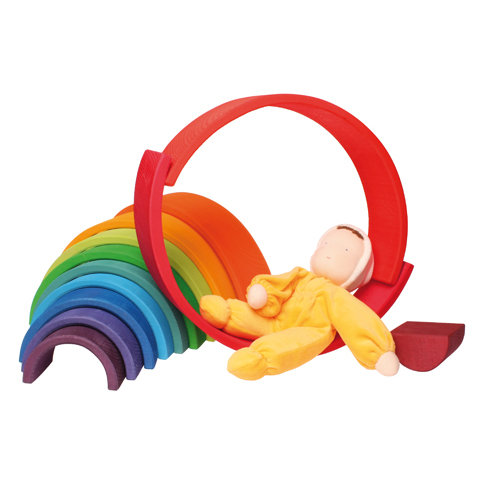 Grimm’s Arcobaleno 12 pezzi gioco legno primario
