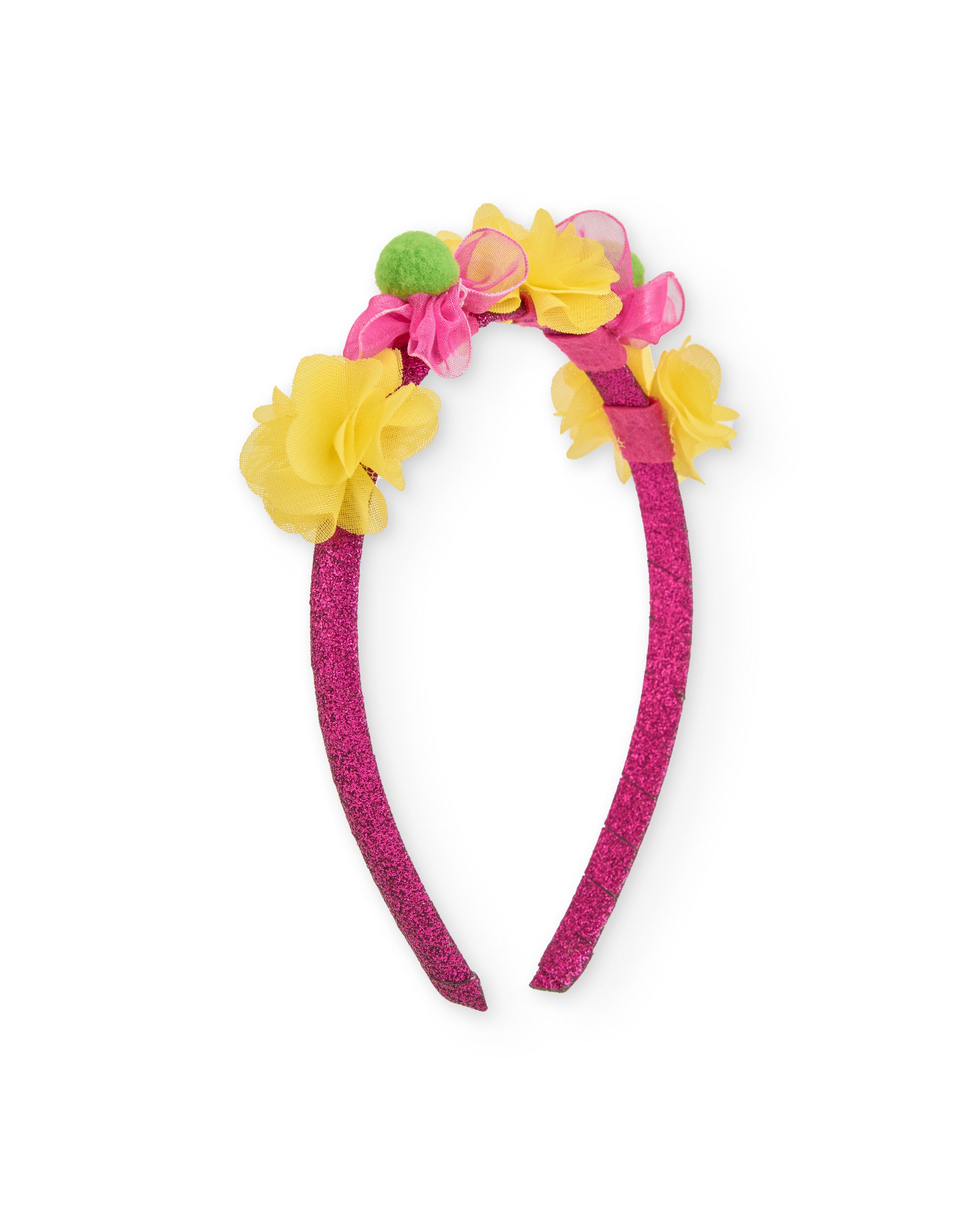 Tuc Tuc cerchietto bambina rosa con fiori