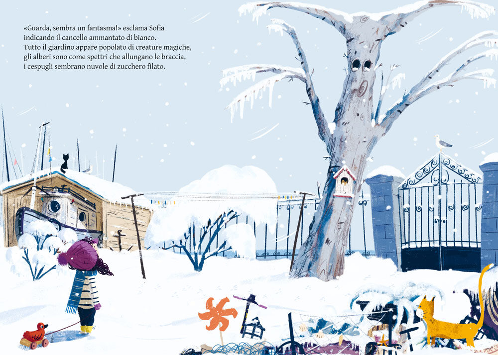 Mimebù La neve sul mare libro albo-gioco 3-6 anni