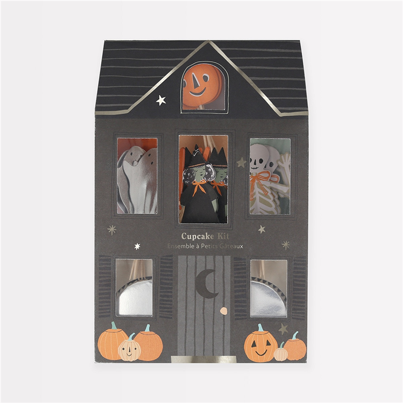 Meri Meri It’s Halloween set cupcake 24 pezzi argento