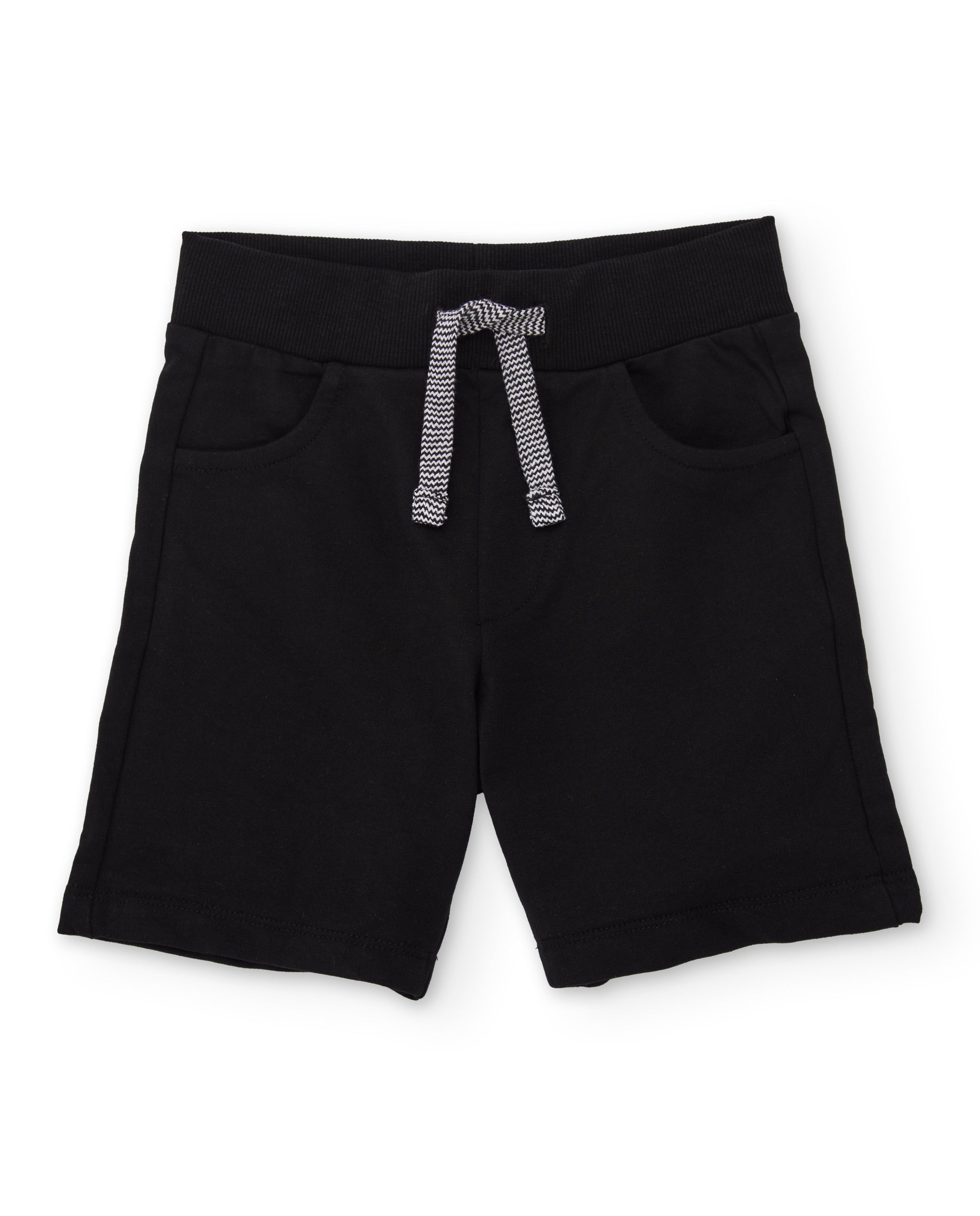Tuc Tuc bermuda bambino nero cotone cordoncino