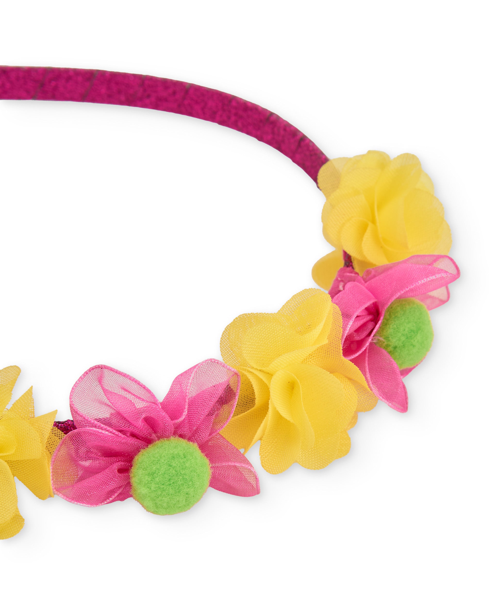 Tuc Tuc cerchietto bambina rosa con fiori