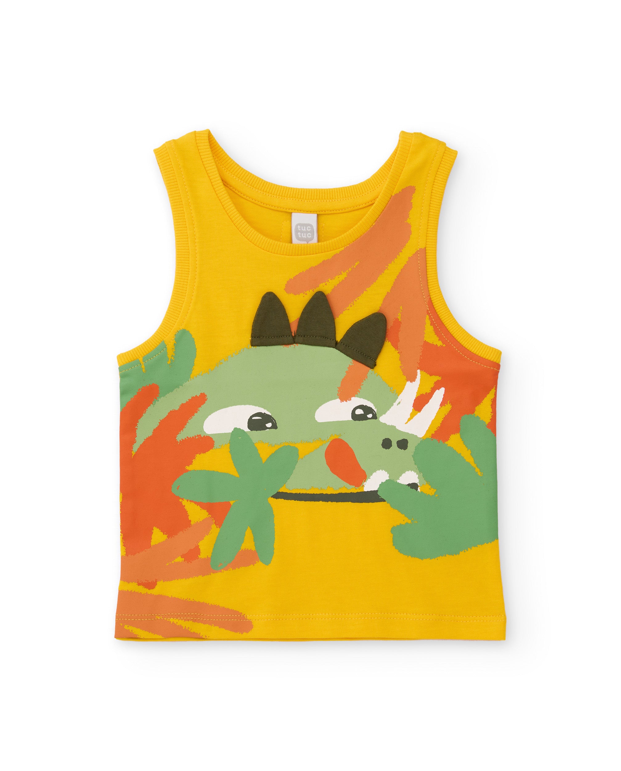 Tuc Tuc canotta bimbo gialla dinosauro