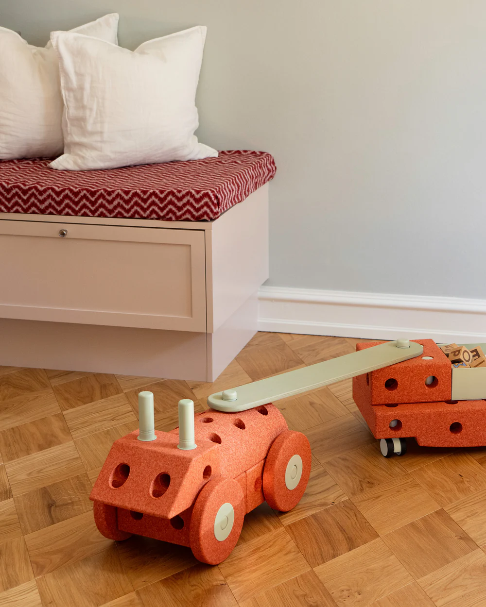 Modu Balance Beams Green travi equilibrio 2 pezzi