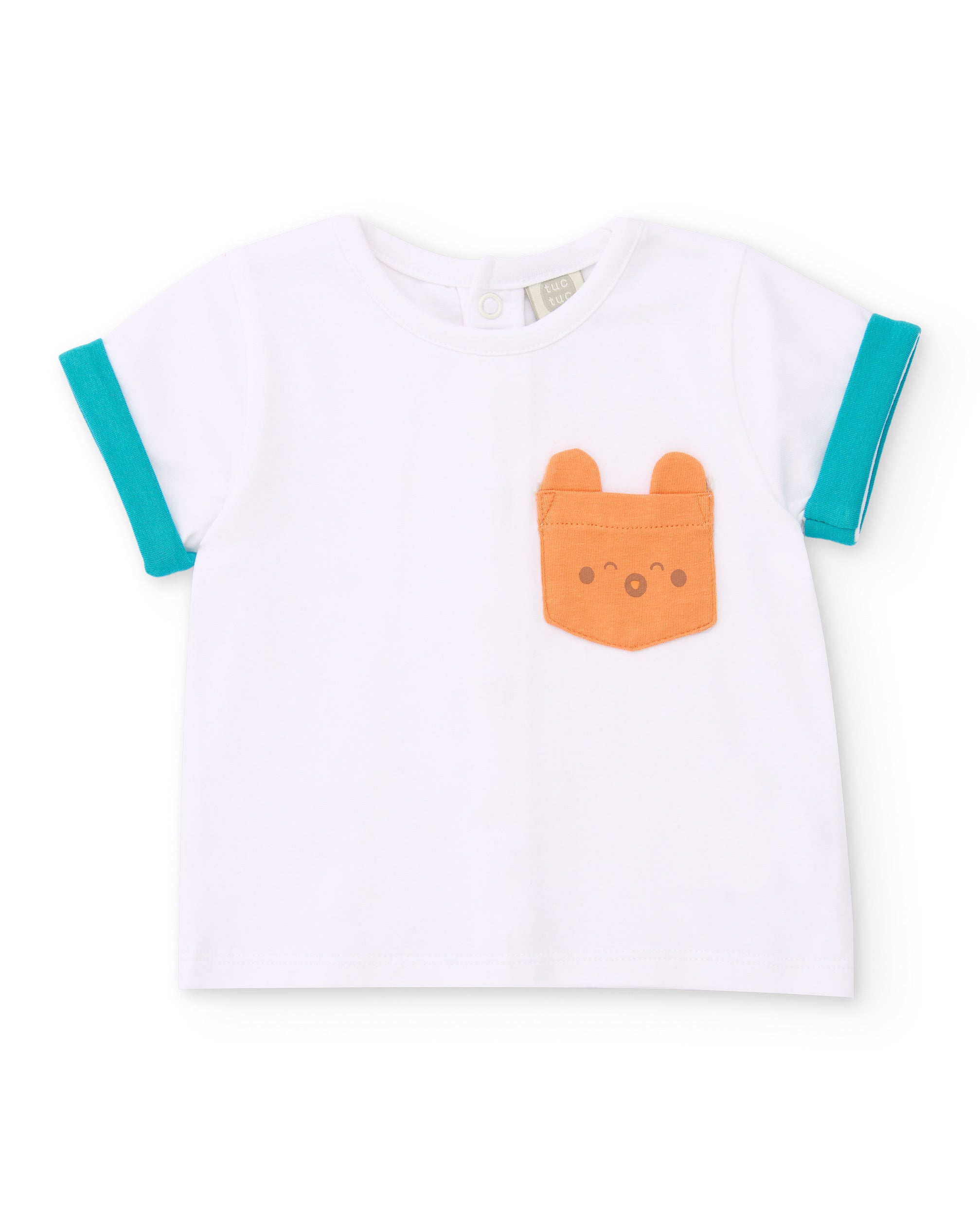 Tuc Tuc completino neonato bianco maglia + shorts