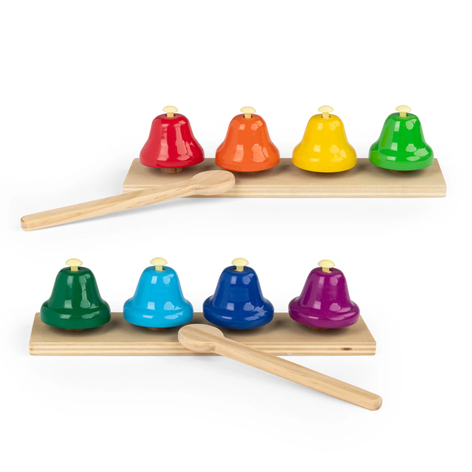 Moulin Roty Les Popipop campane musicali 8 pezzi legno