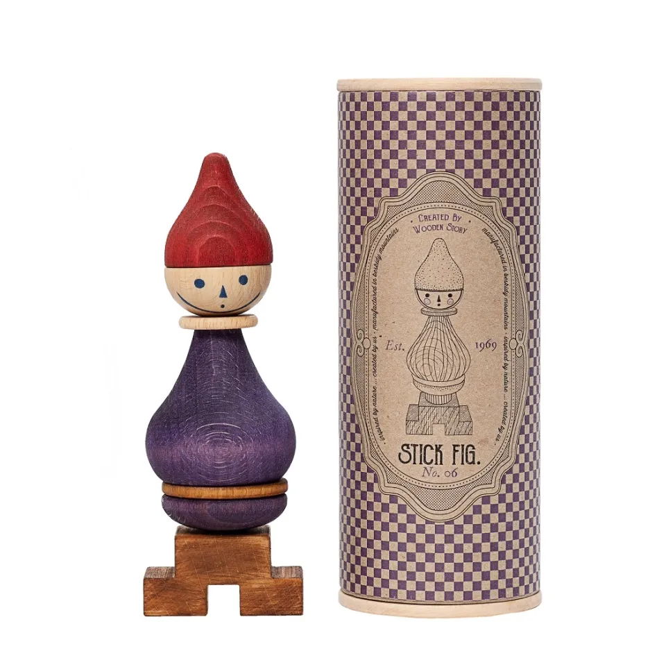 Wooden Story Personaggio n.6 gioco impilabile legno