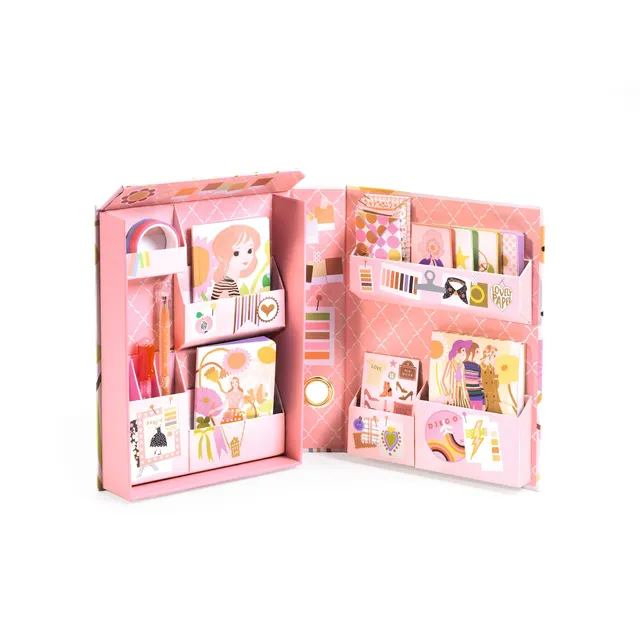 Djeco Tinou armadietto cancelleria set creativo giardino