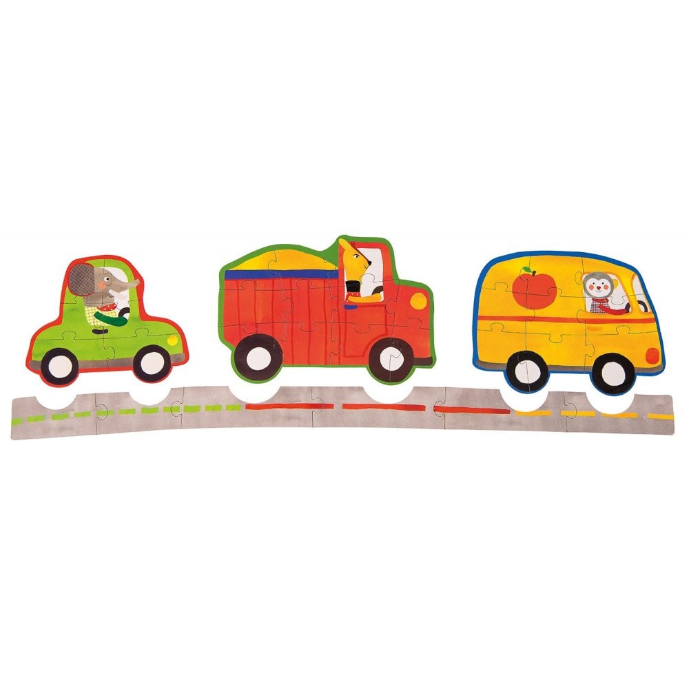 Moulin Roty Popipop In Viaggio Set 4 Puzzle