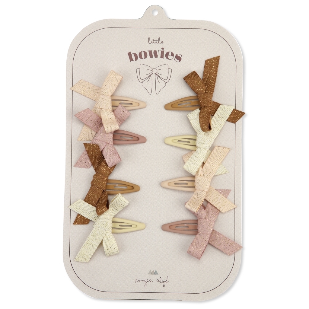 Konges Slojd Bow Glitter mollette capelli set 8 pezzi