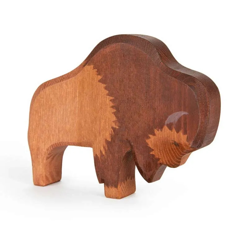 Ostheimer Bisonte figura legno 8,5 cm
