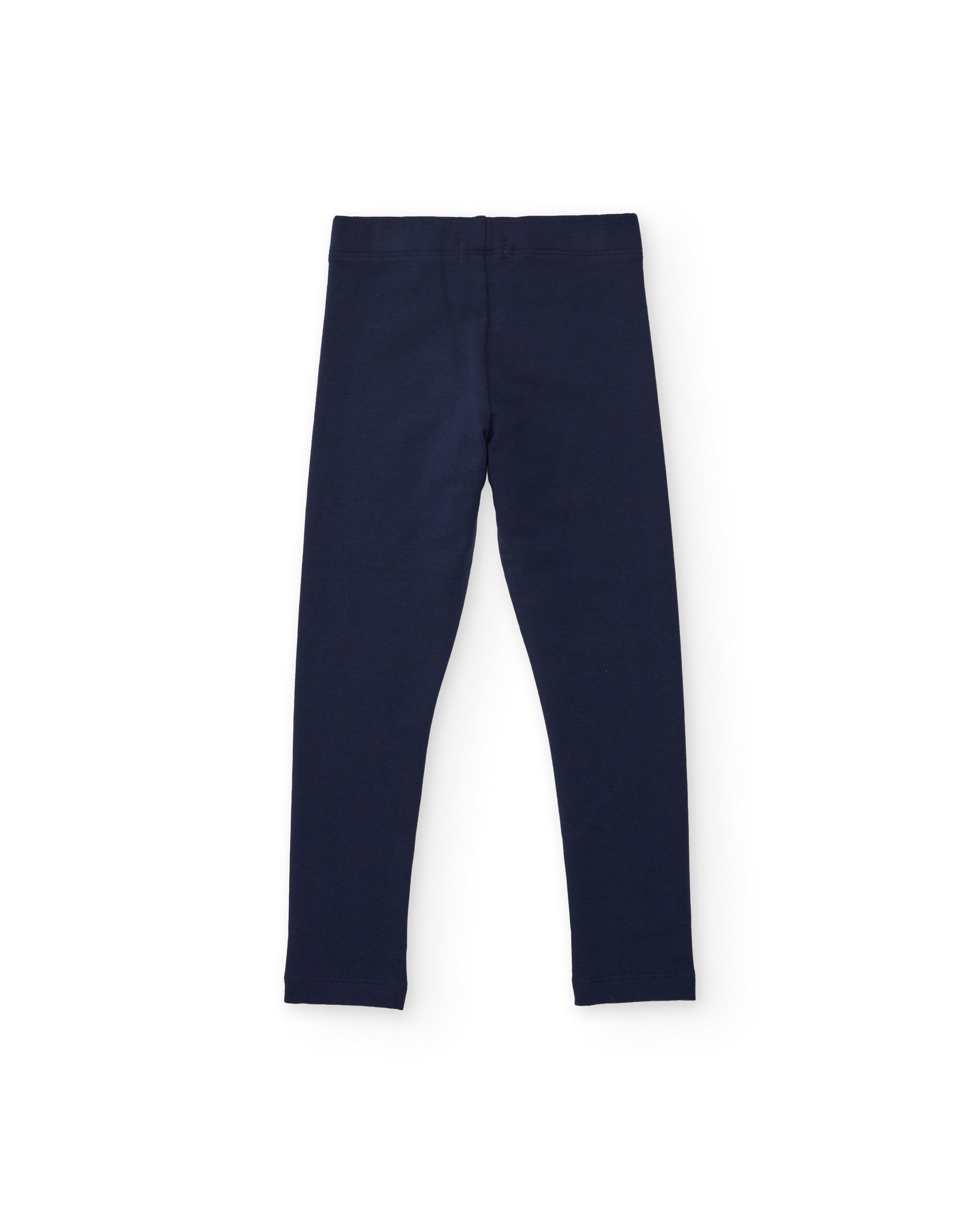 Tuc Tuc leggings bambina felpa lungo blu marino elastico