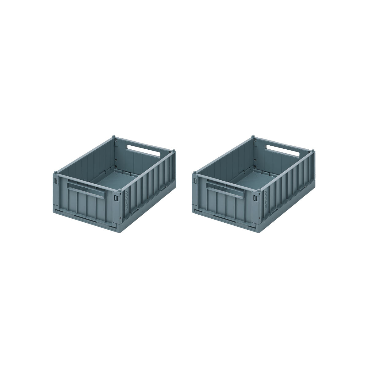 Liewood Weston S blu contenitori impilabili set 2 pz