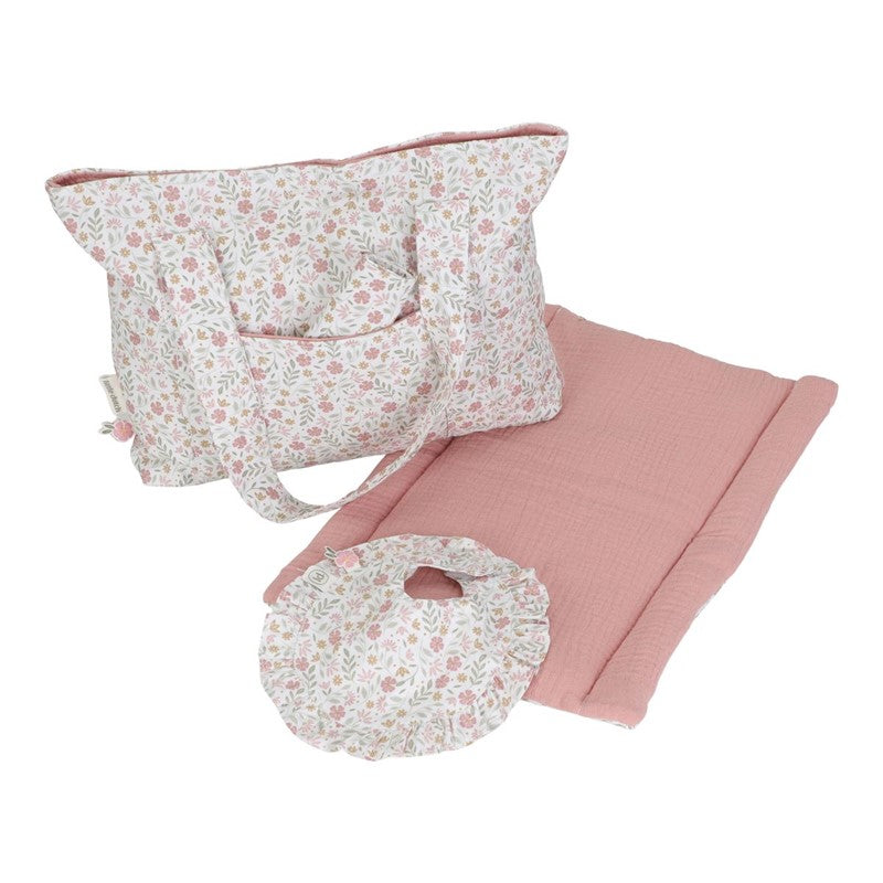 Little Dutch borsa cambio bambola fiori con accessori