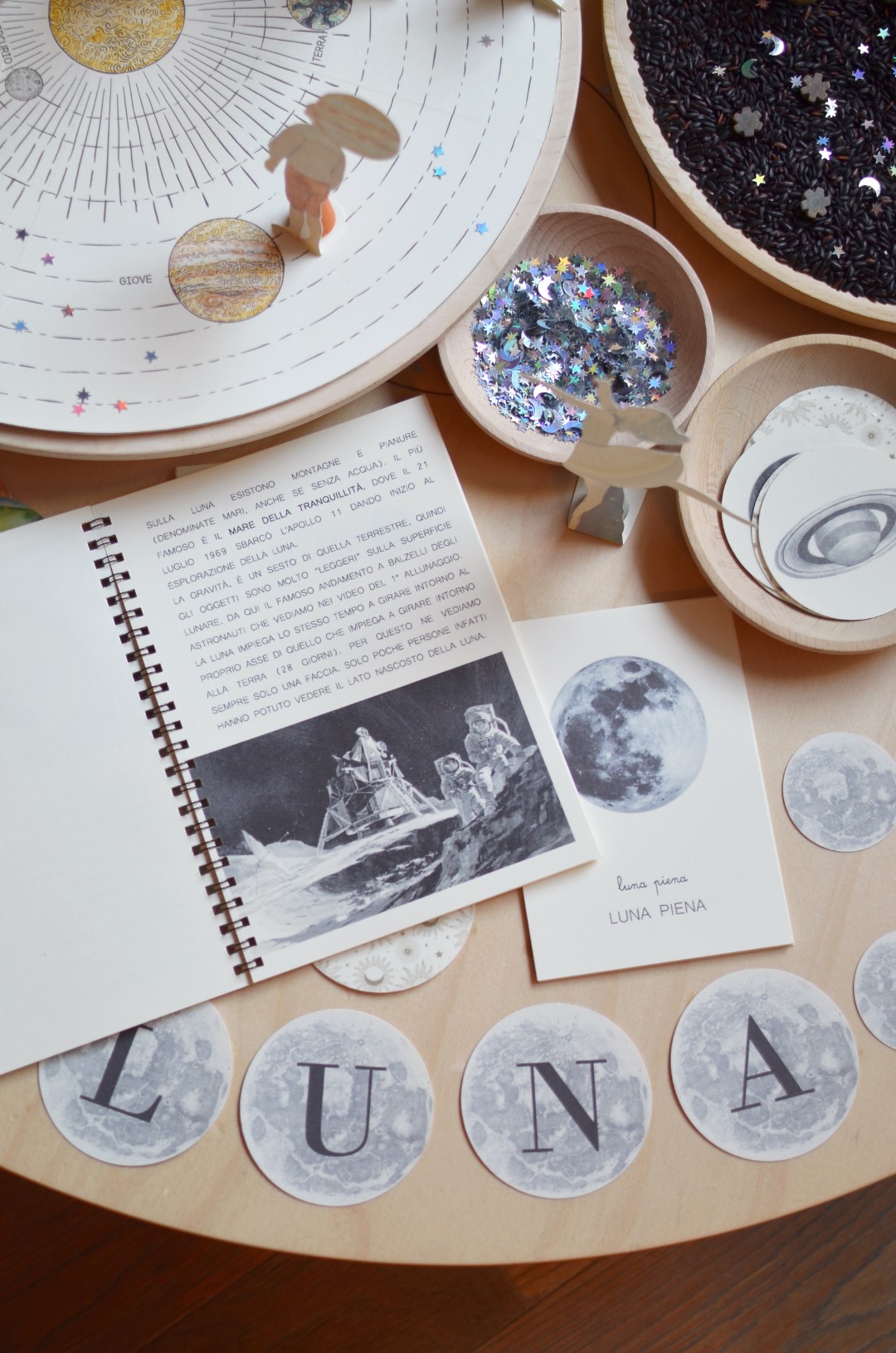 PlayKitBaboo Danza di Luna kit gioco luna e sistema solare