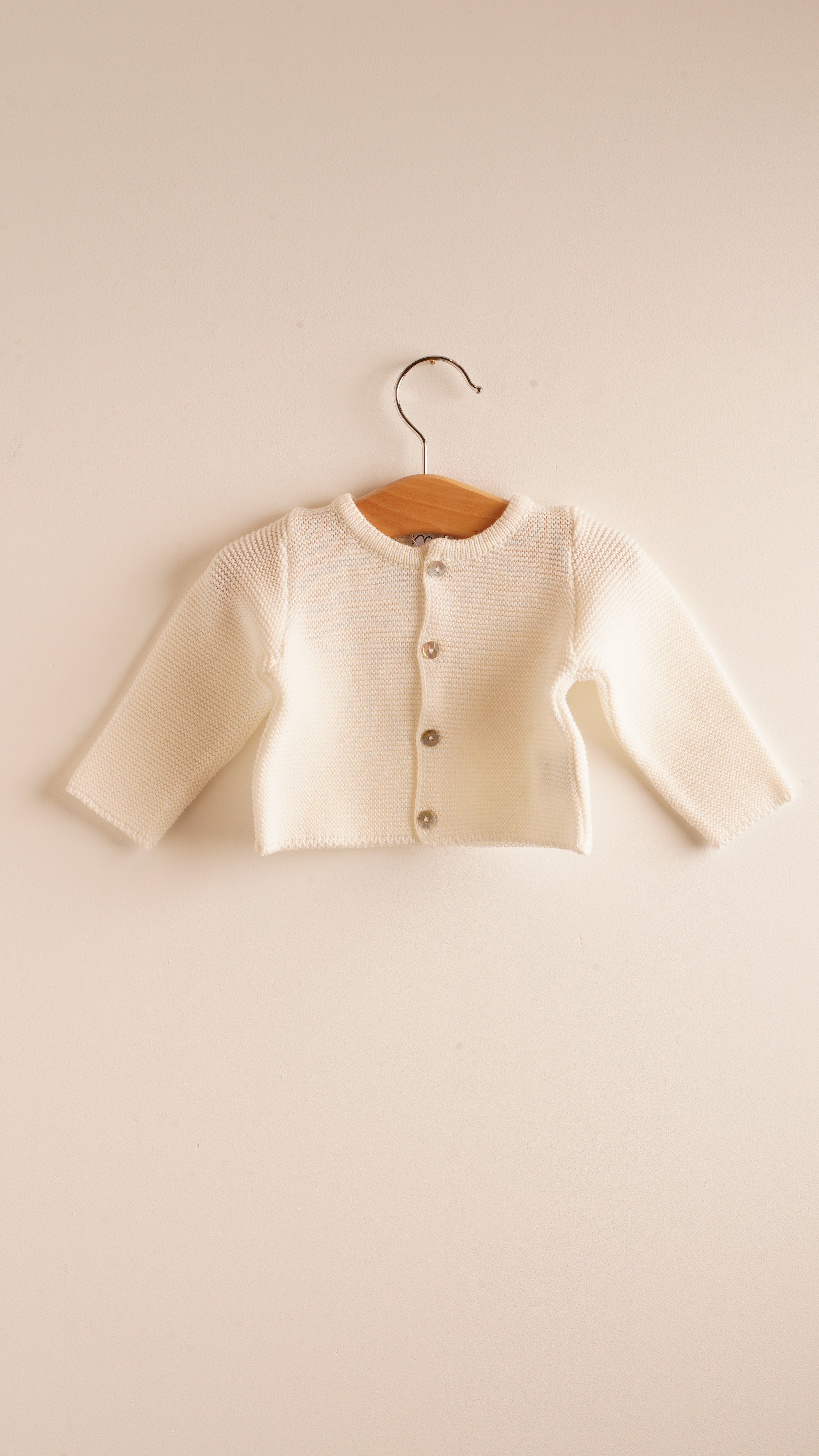 Mebi giacca bambino cotone avorio 100% cotone