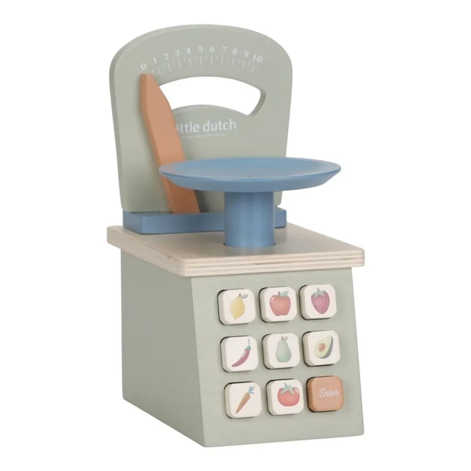 Little Dutch Bilancia in Legno Giocattolo Cucina 3 Anni